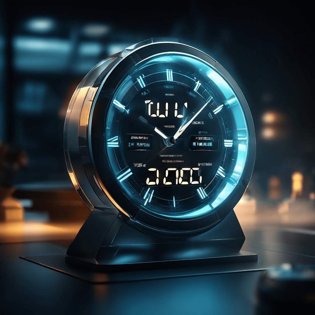 Futuristic digital action timer counting down at an online poker table interface with layered data glow and secure SaaS workflow.