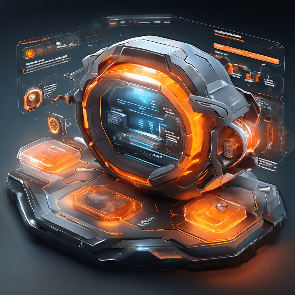 Futuristic digital interface with layered glow and data paths representing rolling report search trends in a multi-game operator...